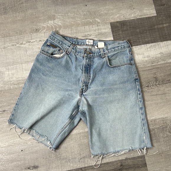 Calvin Klein Jeans Other - VINTAGE CALVIN KLEIN (flaw) RAW HEM MEN DENIM SHORTS